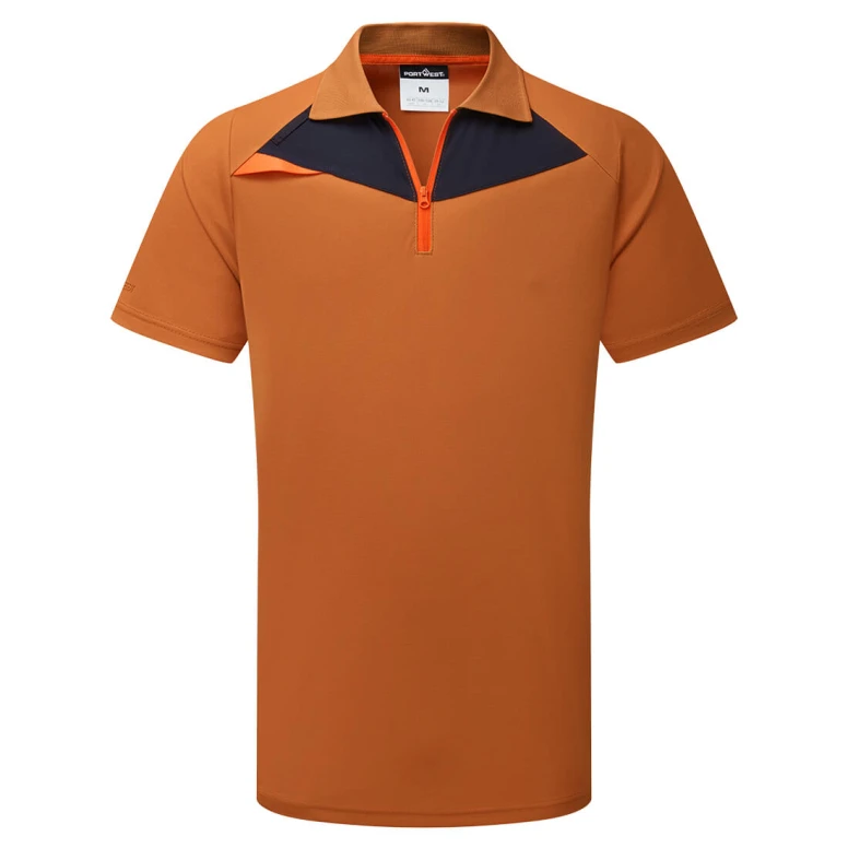 Arbeits-Poloshirt mit Halbreißverschluss Portwest DX410