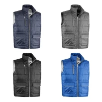 Arbeitsweste mit Mehreren Taschen Full Zip Sottozero Dubai 6520