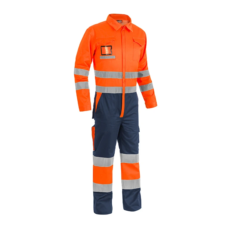 Arbeitsanzug mit hoher Sichtbarkeit zweifarbig Multitaschen Sottozero Tuta Bicolore H.V. 2520