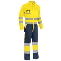 Arbeitsanzug mit hoher Sichtbarkeit zweifarbig Multitaschen Sottozero Tuta Bicolore H.V. 2520