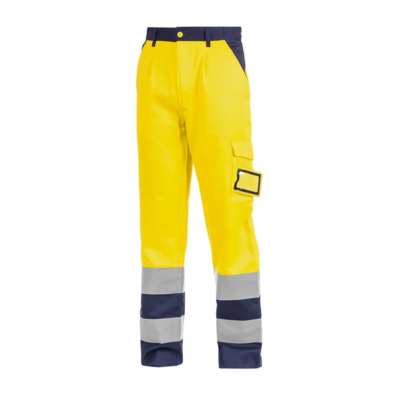 Arbeitsbundhose mit hoher Sichtbarkeit Multitaschen zweifarbig Sottozero 2560