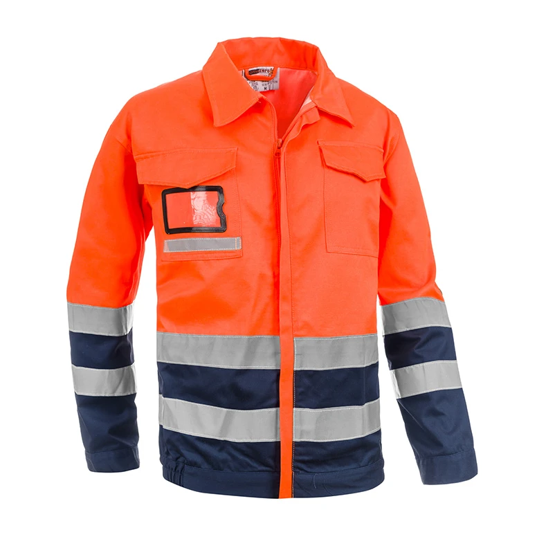 Arbeitsjacke mit hoher Sichtbarkeit Multitaschen zweifarbig Sottozero Giubbino Bicolore H.V. 2720