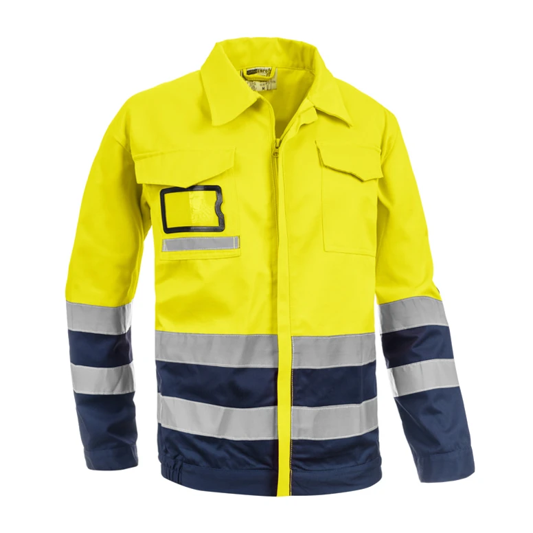 Arbeitsjacke mit hoher Sichtbarkeit Multitaschen zweifarbig Sottozero Giubbino Bicolore H.V. 2720
