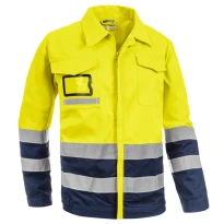 Arbeitsjacke mit hoher Sichtbarkeit Multitaschen zweifarbig Sottozero Giubbino Bicolore H.V. 2720