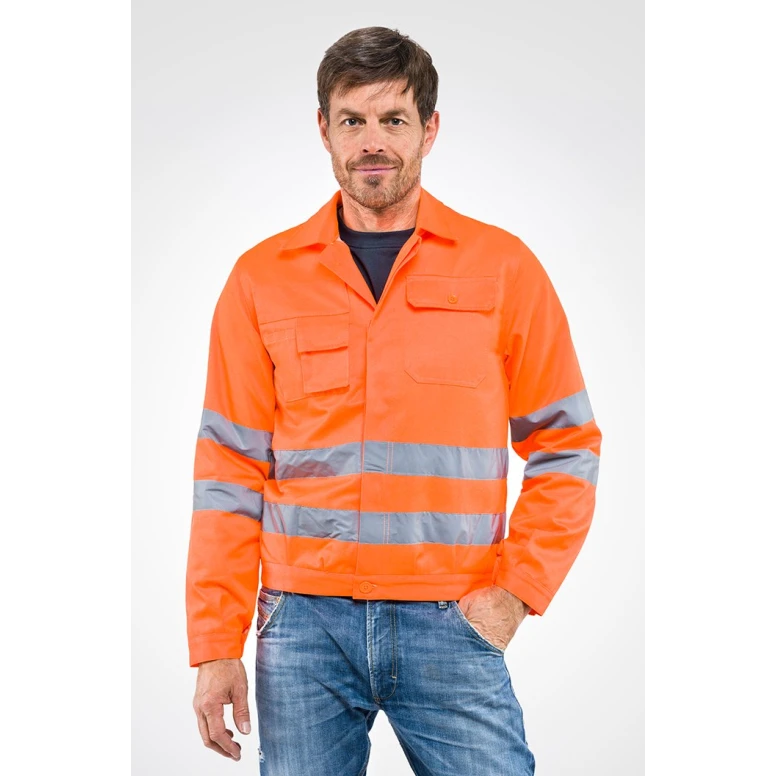 Arbeitsjacke mit hoher Sichtbarkeit Multitaschen Winter Sottozero Giubbetto Winter H.V. 2720WX