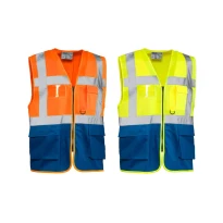 Arbeitsweste mit hoher Sichtbarkeit und mehreren Taschen Sottozero Laser 7085
