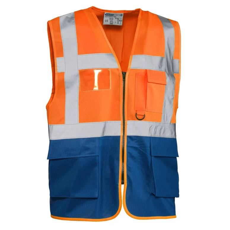 Arbeitsweste mit hoher Sichtbarkeit und mehreren Taschen Sottozero Laser 7085