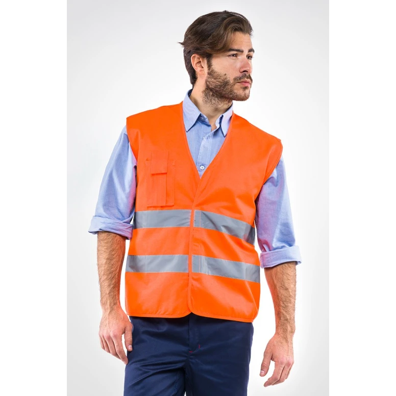 Arbeitsweste mit hoher Sichtbarkeit Sottozero Weste H.V. 1114