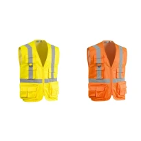 Arbeitsweste mit hoher Sichtbarkeit und vielen Taschen Sottozero Star 7045