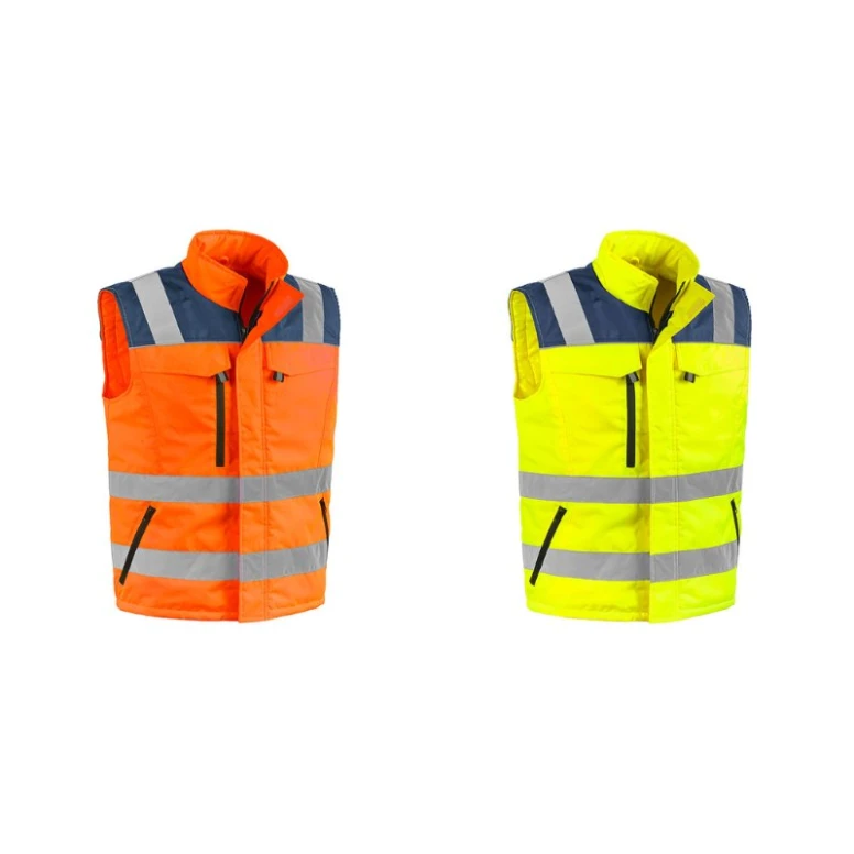 Arbeitsweste mit hoher Sichtbarkeit und vielen Taschen Sottozero Valico 9815