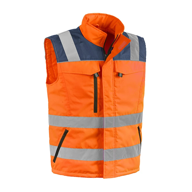 Arbeitsweste mit hoher Sichtbarkeit und vielen Taschen Sottozero Valico 9815