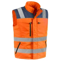 Arbeitsweste mit hoher Sichtbarkeit und vielen Taschen Sottozero Valico 9815