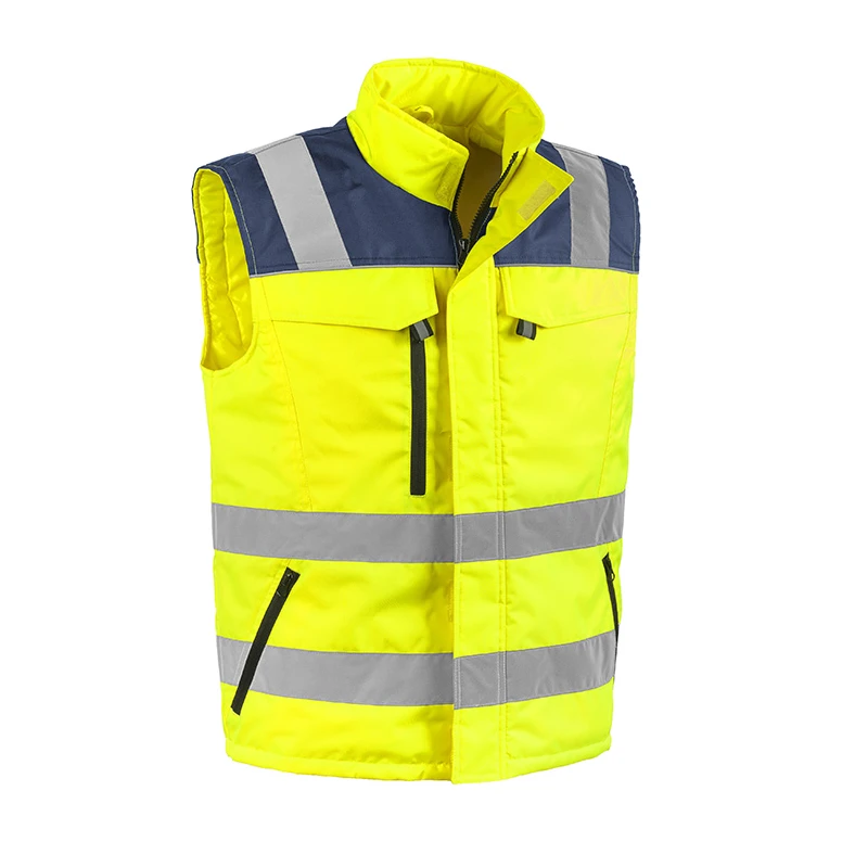 Arbeitsweste mit hoher Sichtbarkeit und vielen Taschen Sottozero Valico 9815