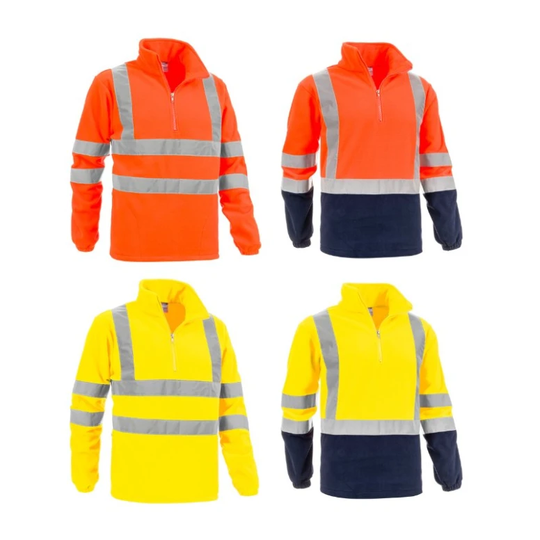 Arbeitsfleece mit hoher Sichtbarkeit Halb-Zip Sottozero Brennero 2320