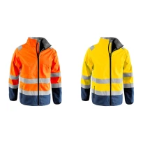 Arbeitsjacke mit hoher Sichtbarkeit Multitasche Softshell Stretch Sottozero Solarsoft 2345