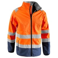 Arbeitsjacke mit hoher Sichtbarkeit Multitasche Softshell Stretch Sottozero Solarsoft 2345