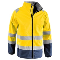 Arbeitsjacke mit hoher Sichtbarkeit Multitasche Softshell Stretch Sottozero Solarsoft 2345