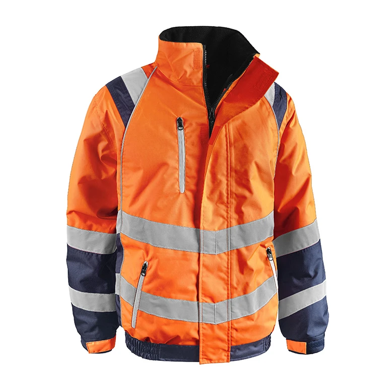 Arbeitsjacke mit hoher Sichtbarkeit Multitaschen Wasserdicht Sottozero Spotlight 2355