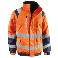 Arbeitsjacke mit hoher Sichtbarkeit Multitaschen Wasserdicht Sottozero Spotlight 2355