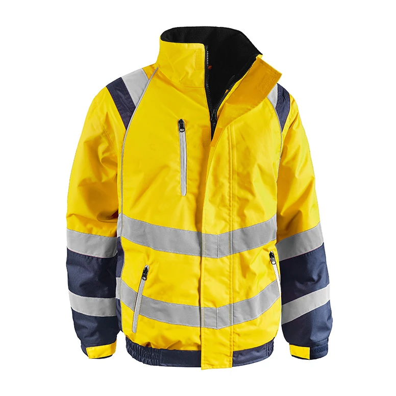 Arbeitsjacke mit hoher Sichtbarkeit Multitaschen Wasserdicht Sottozero Spotlight 2355