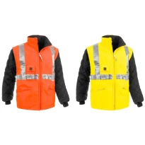 Arbeitsjacke mit hoher Sichtbarkeit Multitaschen Mit abnehmbaren Ärmeln Sottozero Autobahn 2301