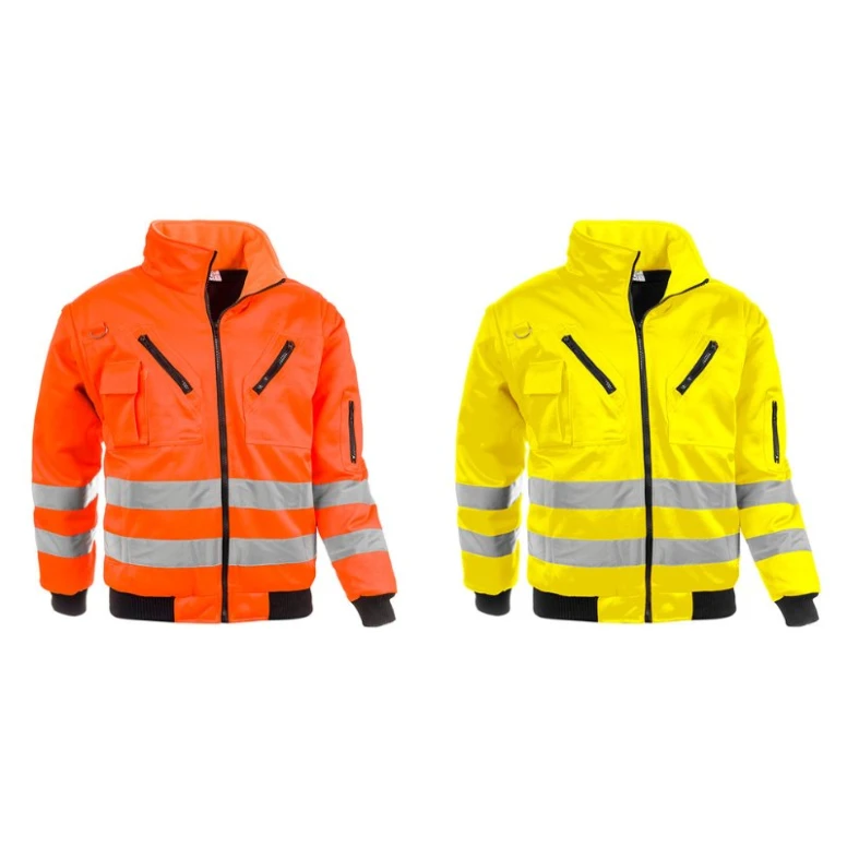 Arbeitsjacke mit hoher Sichtbarkeit Multitaschen Sottozero Neuer Straßenwärter 2380