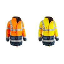 Arbeitsparka mit hoher Sichtbarkeit Multitaschen Wasserdicht Sottozero Bi Road 2302