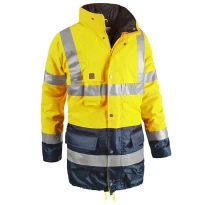 Arbeitsparka mit hoher Sichtbarkeit Multitaschen Wasserdicht Sottozero Bi Road 2302