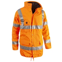 Arbeitsparka mit hoher Sichtbarkeit Multitaschen Wasserdicht Sottozero Parka 2300 2