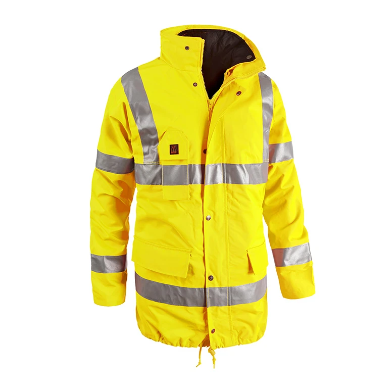 Arbeitsparka mit hoher Sichtbarkeit Multitaschen Wasserdicht Sottozero Parka 2300