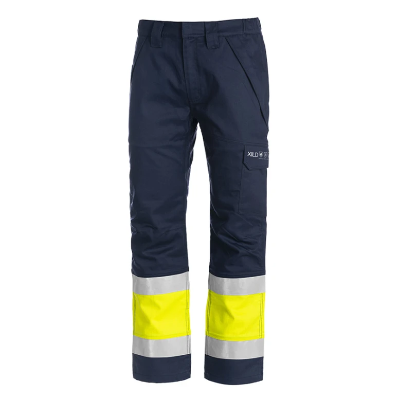 Arbeitshose Hochsichtbarkeit Multinorm Multifunktionstaschen Antistatisch Flammschutz Sottozero Xild X300