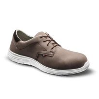 Metallfreie flache Sicherheitsschuhe ohne Kappe Lemaitre Derby O2 SRC CI FO DERMO20