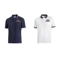 Arbeits-Poloshirt 100% Baumwolle Sparco Martini Racing Pocket BML0009-D0