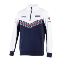 Arbeitssweatshirt mit halbem Reißverschluss Sparco Martini Racing Half Zip Sweatshirt 013037MR