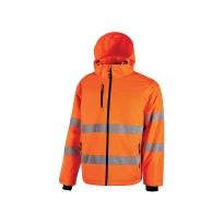 Arbeitsjacke mit hoher Sichtbarkeit mehreren Taschen wasserabweisend U-Power Imai WHL317