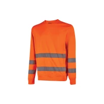 Arbeitssweatshirt mit hoher Sichtbarkeit U-Power Chara WHL320