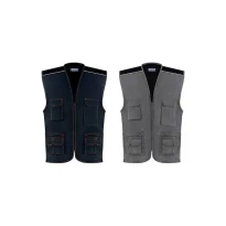 Arbeitsweste mit Mehreren Taschen und Durchgehendem Reißverschluss Professional