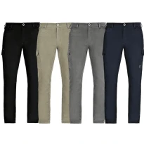 Berufshose mit vielen Taschen elastisch Smart Stretch Slim Fit sommerlich und bequem