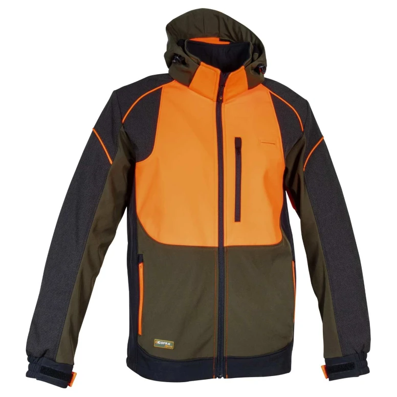 Arbeitsjacke Softshell Multitaschen Stretch Wasserdicht Cofra Seewald V323-0-03