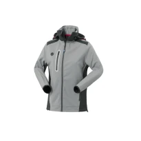 Arbeitsjacke Softshell mit mehreren Taschen wasserdicht und mit Kapuze für Damen Rossini Smarty Lady HH639