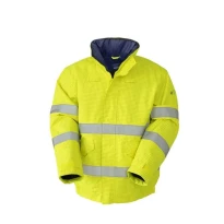 Arbeitsjacke hohe Sichtbarkeit Multinorm Multitaschen wasserdicht Rossini Hi-Vis HH340
