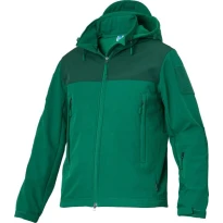 Arbeitsjacke Softshell Mehrere Taschen Stretch mit Kapuze Siggi Emerald 80SS0021/00-1027