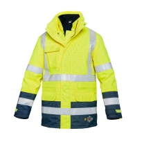 Arbeitsjacke Hohe Sichtbarkeit Mehrtaschen Wasserdicht Multinorm Siggi Multipro HV 25GI0479/00-1334