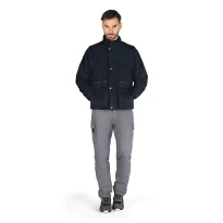Arbeitsjacke mit mehreren Taschen und abnehmbaren Ärmeln mit Reißverschluss Winter 279BN