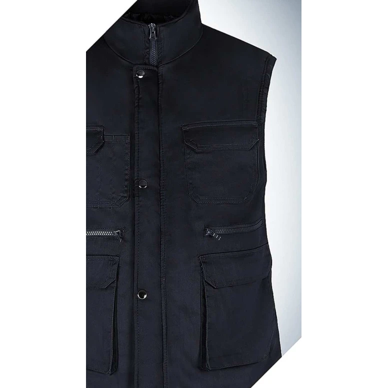 Arbeitsjacke mit mehreren Taschen und abnehmbaren Ärmeln mit Reißverschluss Winter 279BN