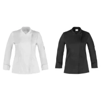 Arbeitsjacke für Köchinnen mit langen Ärmeln Giblor’s Celine Q8G00188