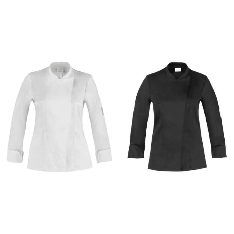 Arbeitsjacke für Köchinnen mit langen Ärmeln Giblor’s Celine Q8G00188