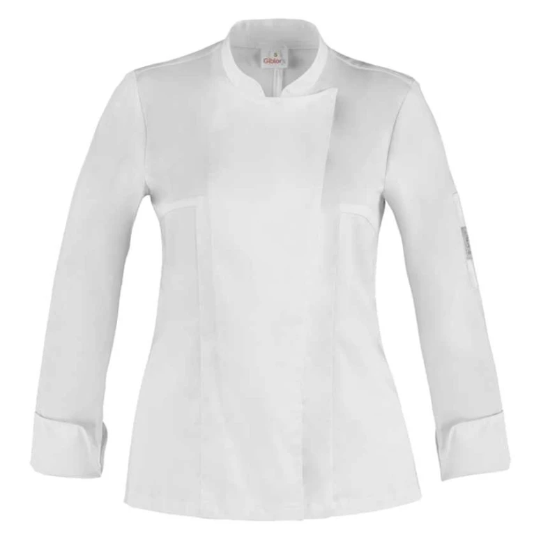 Arbeitsjacke für Köchinnen mit langen Ärmeln Giblor’s Celine Q8G00188