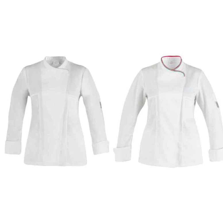 Arbeitsjacke 100% Baumwolle für Köchinnen Giblor's Susi Q8G00191