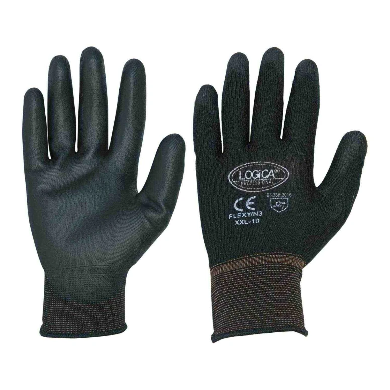 12 Paar - Arbeitshandschuhe mit Polyester-Beschichtung Logica FLEXY/N3